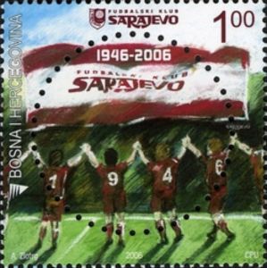Pin's Vintage FC Sarajevo - Football Bosnie Herzégovine - Insigne Yougoslavie