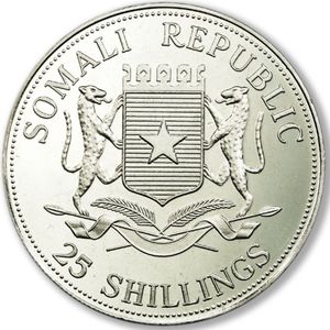 25 Shillings (Black Rhinoceros)