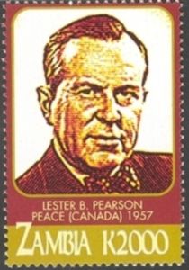 Lester B Pearson - Peace (Canada) 1957