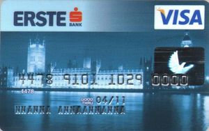 Bank Card Erste Bank Visa Classic London Erste Bank Ukraine
