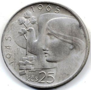 25 Korun (20th anniversary of Liberation)