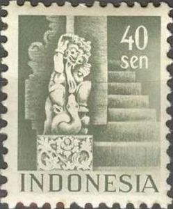 God Shiva with snake from mortuary temple, Bedjuning (Bali)