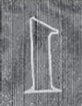 Numeral 1 Double-lined Type 1