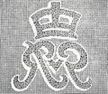 Crown over Script GvR Double-lined