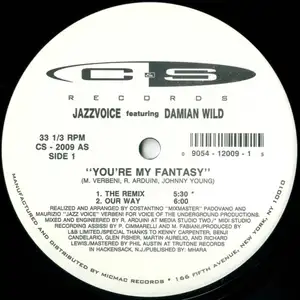 Music Record: Maurizio Verbeni Featuring Damian Wild: You're My Fantasy