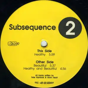 Subsequence: Subsequence 2