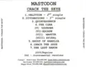 Mastodon: Crack The Skye