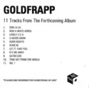 Goldfrapp: 11 Tracks From The Forthcoming Album