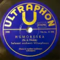 Salonní Orchestr Ultraphonu: Humoreska / Poëm