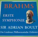 Johannes Brahms - Sir Adrian Boult, London Philharmonic Orchestra: Erste Symphonie