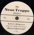 Edlef Köppen: Edlef Köppen Spricht Den Schluß Seines Romans "Heeresbericht"