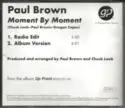 Paul Brown: Moment By Moment