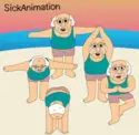 Sick Animation: Dads Doin' Yoga