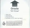Orielle: All I Know