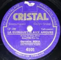 Germaine Béria: La Guinguette Aux Amours / Tes Jolis Yeux Noirs