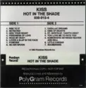 Kiss: Hot In The Shade
