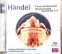 Georg Friedrich Händel – The Academy Of St. Martin-in-the-Fields, Sir Neville Marriner: Feuerwerksmusik · Wassermusik (Suiten Nr. 1–3)