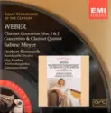 Carl Maria von Weber - Sabine Meyer, Herbert Blomstedt, Staatskapelle Dresden, Jörg Faerber, Württembergisches Kammerorchester: Clarinet Concertos Nos. 1 & 2 / Concertino & Clarinet Quintet