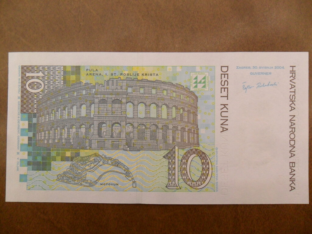 10 Kuna : US$ 5.79 from ivanmiljko : Banknotes for sale : Colnect