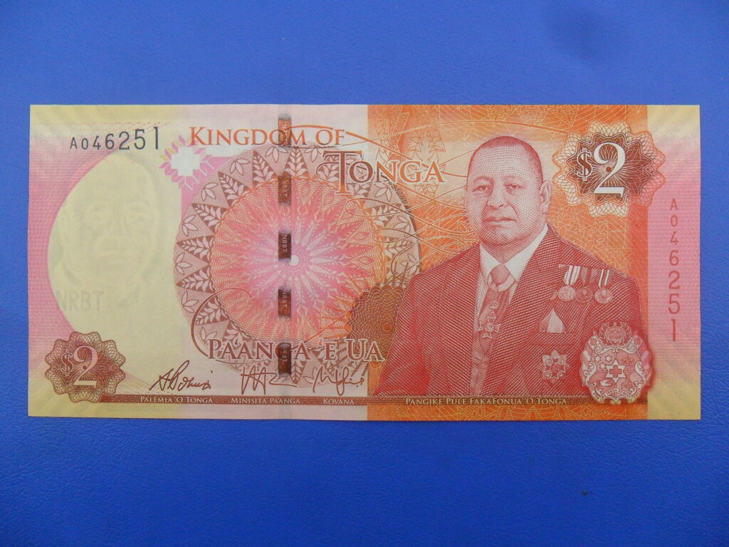 Tonga: 2 Pa'anga, 2015 : US$ 2.99 from ivanmiljko : Banknotes for sale ...