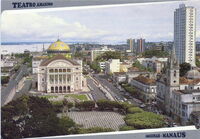 Manaus. Amazon Theater and São Sebastiao Square