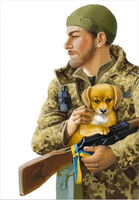 The "Fluffy" Battalion: Pets at the Front - Dog