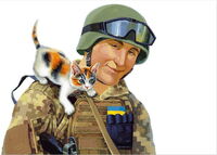 The "Fluffy" Battalion: Pets at the Front - Cat