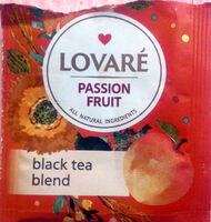 Passion Fruit, black tea blend, fs white stripe left