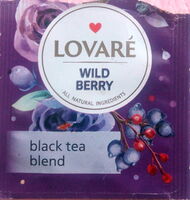 Wild Berry, black tea blend, semi-glossy