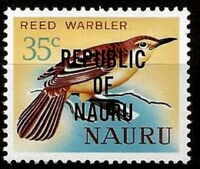 Nauru Reed Warbler (Acrocephalus rehsi) - Overprinted