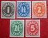 5 items, including: Netherlands Antilles: Numerals, Indian Print, 1942