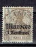 Morocco, German Post Offices: overprint on "Germania", 1906