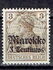 Morocco, German Post Offices: overprint Marokko on "Germania", 1911