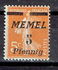 Memel Territory: The Seederess, italic overprint Memel, 1922