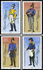 4 آیتم, شامل: جمهوری دموکراتیک آلمان: Historic Postal Uniforms, 1986