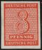 Germany, Soviet Occupation of West Saxony: Numeral, 1945