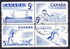 加拿大: Outdoor Recreation - Block of 4, 1957