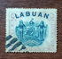 Labuan: Arms of North Borneo, 1896