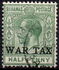 巴哈马: Overprinted, WAR TAX, 1918