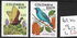 2 items, including: Colombia: Plum-throated Cotinga (Cotinga maynana), Flame Vine (Pyrost, 1977