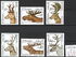 6 items, including: Bulgaria: Red Deer (Cervus elaphus), 1987
