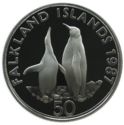 50 Pence (25th Anniversry - World Wildlife Fund - Silver edition)