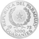 3,000 Guaranies (Munich Olympics - Runner)