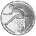 3,000 Guaranies (Munich Olympics - Hurdler)