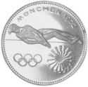 3,000 Guaranies (Munich Olympics - High Jumper)