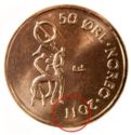 50 Øre (date inverted "11")