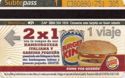 2x1 Hamburguesa Italiana + Gaseosa Pequeña - Serial C380