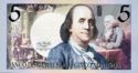 5 Numismas - Benjamin Franklin