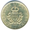 20 Lire (Coat-of-arms castle Montecerveto)