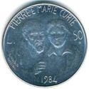 50 Lire (Pierre e Marie Curie)